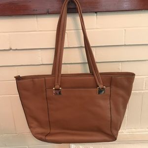 Vince Camuto RETA dark rum shoulder bag/small tote